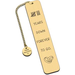 Bronze 8 Year Anniversary Gifts,Bronze Anniversary Gifts for Her Him,Christmas Gifts for Women Men,Anniversary Gifts for Men,Wedding Gifts for Couples,Regalo De Aniversario,Birthday Gifts Bookmarks