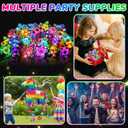 24PCS LED Light Up Fidget Spinner Bracelets Glow Party Favors for Kids 4-8 8-12 Goodie Bag Stuffers Classroom Treasure Chest Box Toys Carnival Prizes Pinata Birthday Return End of Year Student Gifts