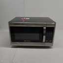 Emerson MW1338SB Countertop Microwave Oven, 6 Pre-Programmed Settings, Removable Glass Turntable, Child Safety Lock, 1.3 Cu ft, 1000W, Stainless Steel