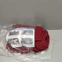 PrinceDeco 2 Pieces Armchair Slipcover Stretch Couch Covers for T Cushion Chair Slipcovers Soft Arm Chiar Cover Furniture Covers with 1 Individual T Shape Seat Covers Width Up to 40", Burgundy