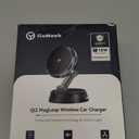 For Qi2 15W MagSafe Car Mount Charger with Cooling Fan, [Rapid Charging Cooler with RGB Lights], 78+LBS Stronger Suction Wireless Magnetic Mount on Vent/ Dash/ Windshield, for iPhone 17 16 15 14 13 12