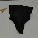 SHAPELLX Shapewear Tummy Control Seamless High Waisted Body Shaper Waist Slimming Thong Underwear Girdle Tummy Slimmer (X-Large-XX-Large, 01-black-thong)