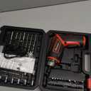 AVID POWER Electric Screwdriver Set Rechargeable 4V Cordless Screwdriver Kit with 44pcs Accessories, 5.65Nm Screw Gun, 5+1 Torque Setting, 2 Position Handle with LED Light