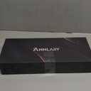 Foldable Hair Dryer with Diffuser, 110,000 RPM Professional High Speed Blow Dryer with Plasma Ion, 6.5Ft ALCI Cord, Concentrator & Diffuser for Men and Women, Lightweight for Travel/Home (Matte Black)