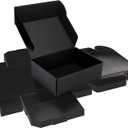Rempry 12x9x4 Black Shipping Boxes 20 Pack, Large Cardboard Mailer Boxes for Small Business Shipping Packaging