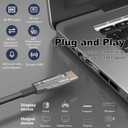 4K HDMI 200FT Cable Fiber Optic, HDMI 2.0,18Gbps 4K@60Hz (4:4:4 HDR10 HDCP2.2 ARC CEC) Ultra HD One-Direction Cord Ethernet Audio Return Compatible with UHD TV Monitor Laptop Xbox PS4/PS5 ect