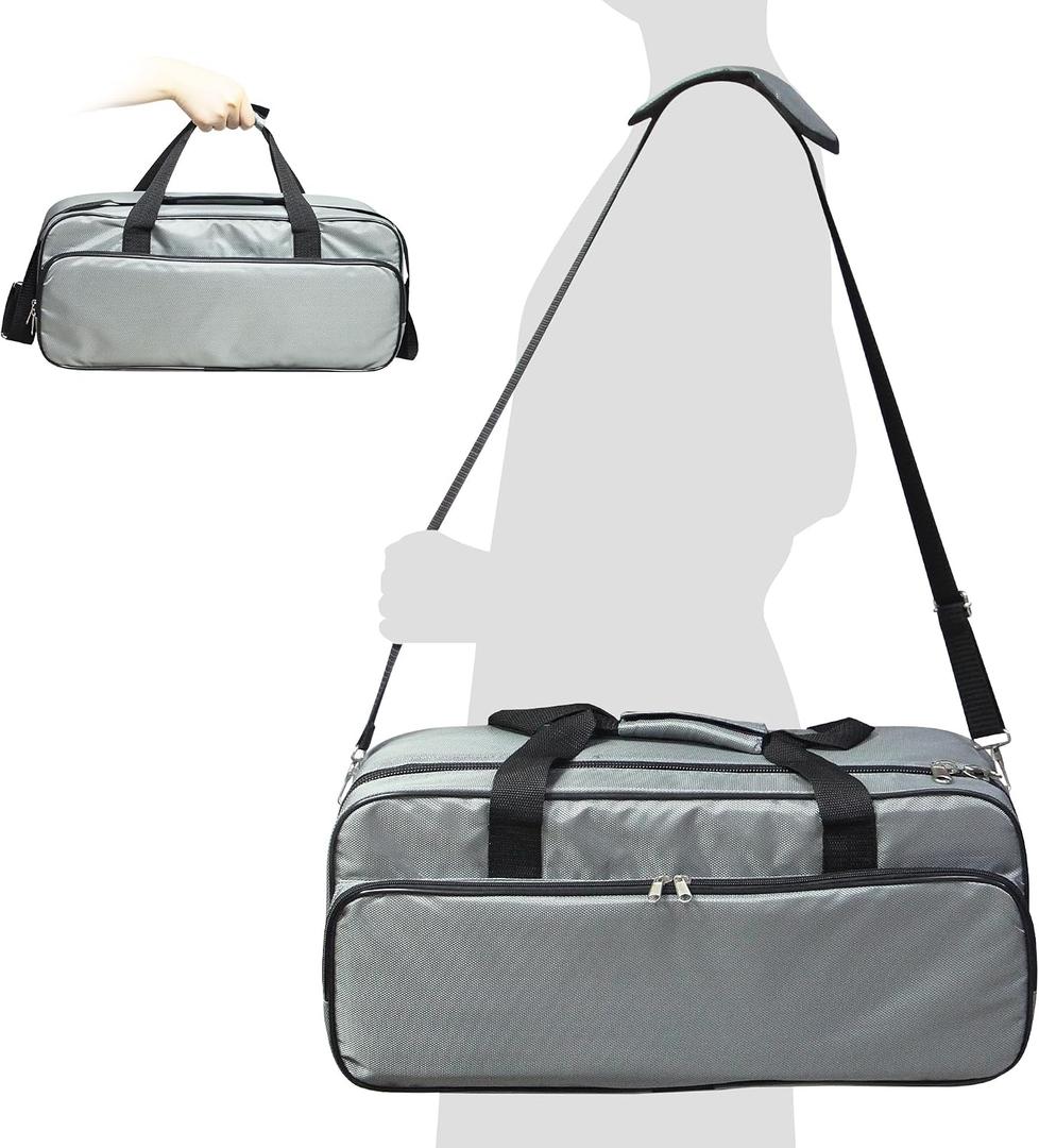 Astromania Deluxe Telescope Bag, Shock-Absorbent Telescope Carrying Case with Adjustable Shoulder Strap and Multi-Pocket, Telescope Accessory Storage & Carrying Case and Bag for 1.25 & 2 Inch Eyepiece, Large