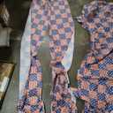 USA Pocket Square Patriotic America Flags Red White and Blue Stars and Stripes Tablecloth, Size 95x35in (1pc), 95x17in (2pcs)