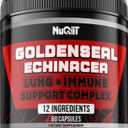 2 x Goldenseal Root Capsule with Echinacea, Panax Ginseng Root, Immune Support Complex as Elderberry, Garlic Bulb - 60 Capsules - Digestive Health, Body Balance & More - Goldenseal Root Powder
