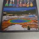 USA Landmarks Puzzles for Adults 1000 Pieces, Grand Prismatic Spring in Yellowstone National Park Jigsaw Puzzles, Adult Puzzle for Adults, Educational Fun Games or Toys for Elders Friends 20X27 INCH
