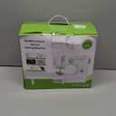 Sewing Machine for Beginners, 32Pcs Sewing Threads Kit,12 Built-in Stitches, 2-Speed Control, Extension Table Included, Compact & Easy to Use Portable Sewing Machine for Home and Travel (Greenhite)