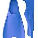 W WSTOO Streamlined Training Short Swimming Flippers in Silicone for Kids Adults Men and Women for Swimming Snorkeling and Diving 8.5-10 Men's