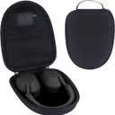 Hard Case Replacement for Sony WH-1000XM6, WH-1000XM5, WH-1000XM4, WH-1000XM3 Noise Canceling Headphones, Portable Travel Headphone Cases (Black Case)