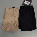 ExOfficio Women's Give-N-Go 2.0 Bikini Brief 2-Pack, Breathable and Durable, Easy Clean Travel Underwear, Black/Buff, Large 12-14