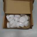 uxcell 20pcs Plastic Hole Cover Plug for 35mm(1 3/8") Concealed Hinge Cup and Screw Hinge Hole Plugs Covers for Kitchen Cabinet Furniture, White