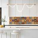 24 PCS Peel and Stick PVC Tile Stickers Waterproof Removable