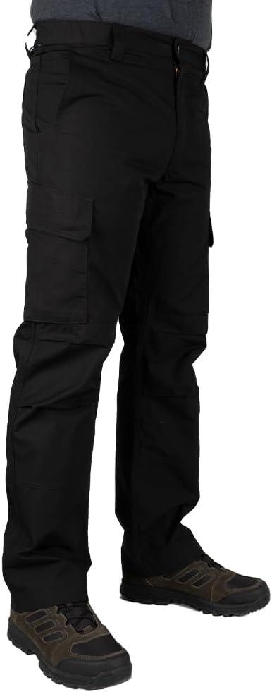 LA Police Gear Men's Urban Ops Tactical Pants, Gusseted Crotch, Ripstop, Water & Stain Resistant Work Pants for Men (34W x 32L)