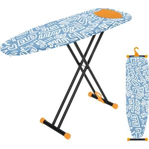 Large Full Size Ironing Board 54x14, RAINHOL Blue Iron Table