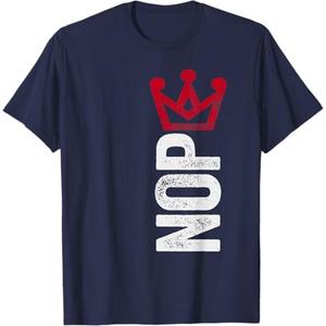 Vertical No Kings Protest Sign T-Shirt, XXL