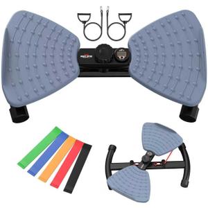 Relife Waist Twister Machine Exercise, Ab Twist Board With Digital Monitor, 20db Quiet, 300lb Capacity Anti-Slip Base For Home Gym, Belly Fat Workout For Women & Men (gray)