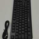 KLIM Chroma Wireless Gaming Keyboard RGB  Backlit Keyboard with Rechargeable Battery  Quiet, Water-Resistant, Ergonomic Design  Teclado Gamer for PC, PS5, PS4, Mac  Black