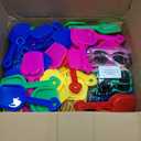 Tanlade 36 Sets End of Year Sand Bucket Gifts for Kids 252 Pcs Summer Beach Party Favors Mini Beach Balls, Water Guns, Sand Buckets, Shovels, Neon Sunglasses, Cards, Ropes for Graduation Gifts