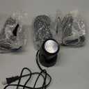 URTOM 6W RGBW Up Lights Indoor Christmas Spotlight Indoor LED Color Changing Uplighting Indoor with Remote 120V Spot Lights Indoor Plug in Floor Spotlight Indoor for Plant Picture Party, 4 Pack