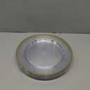 Goodluck 25 Pack Reusable Plastic Clear Charger Plates with Gold Rim, 12-Inch, for Dinner, Wedding, Party, Event Table Decoration, Clear&Gold