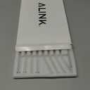 ALINK 8 Pack Replacement Glass Straws for Stanley 40 oz 30 oz Tumbler, 12 in Long Reusable Clear Straws for Stanley Cup Accessories, Half Gallon Jug, Plus 2 Cleaning Brush