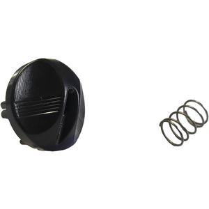 1-Pack Black Control Dial Knob Compatible with Honeywell Water Heater Gas Valve,w/Spring. Plastic Control Dial Knob Replacement parts for Water heater,Fit for WV8840B,WV8840A,WV8840B1110 And More