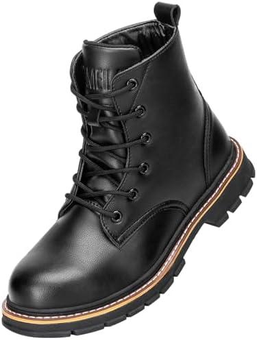 PAMEILA Steel Toe Boots for Women Men, Waterproof Lightweight Safety Work Boots Durability Composite toe Construction Shoes with 6" 38, Black  PAMEILA Steel Toe Boots for Women Men, Waterproof Lightweight Safety Work Boots Durability Composite toe Construction Shoes with 6" 38, Black