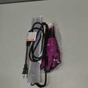 Hair Straightener 1 Inch Flat Iron and Curler 2 in 1 Titanium Ceramic Ionic Dual Voltage Straightener with Heat-Resistant Silicone, for Less Frizz, Shinier & Smoother (Black/Rose Gold)