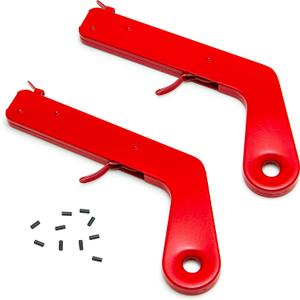 Ally Tools 2-in-1 Pistol Rock Style Flint Striker with 12 Striker Flints - Perfect for Welding, Camping Stove, Torch, Spark Lighter