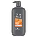 Dove Men+Care 2-in-1 Shampoo + Conditioner Thick + Strong for Fortifying Hair from Root to Tip, with Calcium, 31 oz