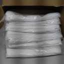 6 Pack Rectangle Tablecloth 60 x 102 Inches White Table Cloth Stain and Wrinkle Resistant Washable Polyester Fabric Table Cover for Party, Wedding and Banquet Decoration