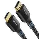 Stouchi 8K@60 HDMI Cables 8ft, 48Gbps High Speed HDMI Cable Braided Nylon 4K120 144Hz RTX 3090 eARC HDR10 4:4:4 HDCP 2.2&2.3 Compatible for PS5, PS4, UHD TV and PC, Black