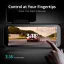 3K 4 Channel Dash Cam, 560 All-Sides View, Front and Rear Inside Car Camera with 3.18Touch Screen, Dash Camera 24/7 Parking Mode, Built-in GPS 5.8G WiFi Night Vision Voice Control, Free 128GB Card