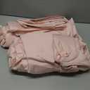 Bedsure Full Size Bed Sheets, Cooling Sheets, Rayon Derived from Bamboo, Breathable & Soft, Deep Pocket Up to 16 Inches, Hotel Luxury Silky Bedding for Hot Sleepers, Pink