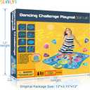 SUNLIN Dance Mat, Gifts Toys for Girls 3 4 5 6 7 8 Years Old, Frozen Theme Toys, Dance Pad with 7 Game Modes, 5 Challenge Levels, 9 Built-in Music, Birthday Gifts for Kids Ages 3-12