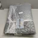 Dog Bed for Crate High Resilience Foam Crate Pad Mat for Medium Large Dogs Washable Anti-Slip,35" x 22",Dark Gray