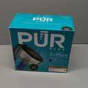 PUR Plus 11-Cup Water Pitcher, 1 Lead-Reducing Filter, Cleaner, Great-tasting Water, Dishwasher Safe, Powerful Filtration, Filter Change Light Indicator, LockFit Cap Design - Smoke (Black)