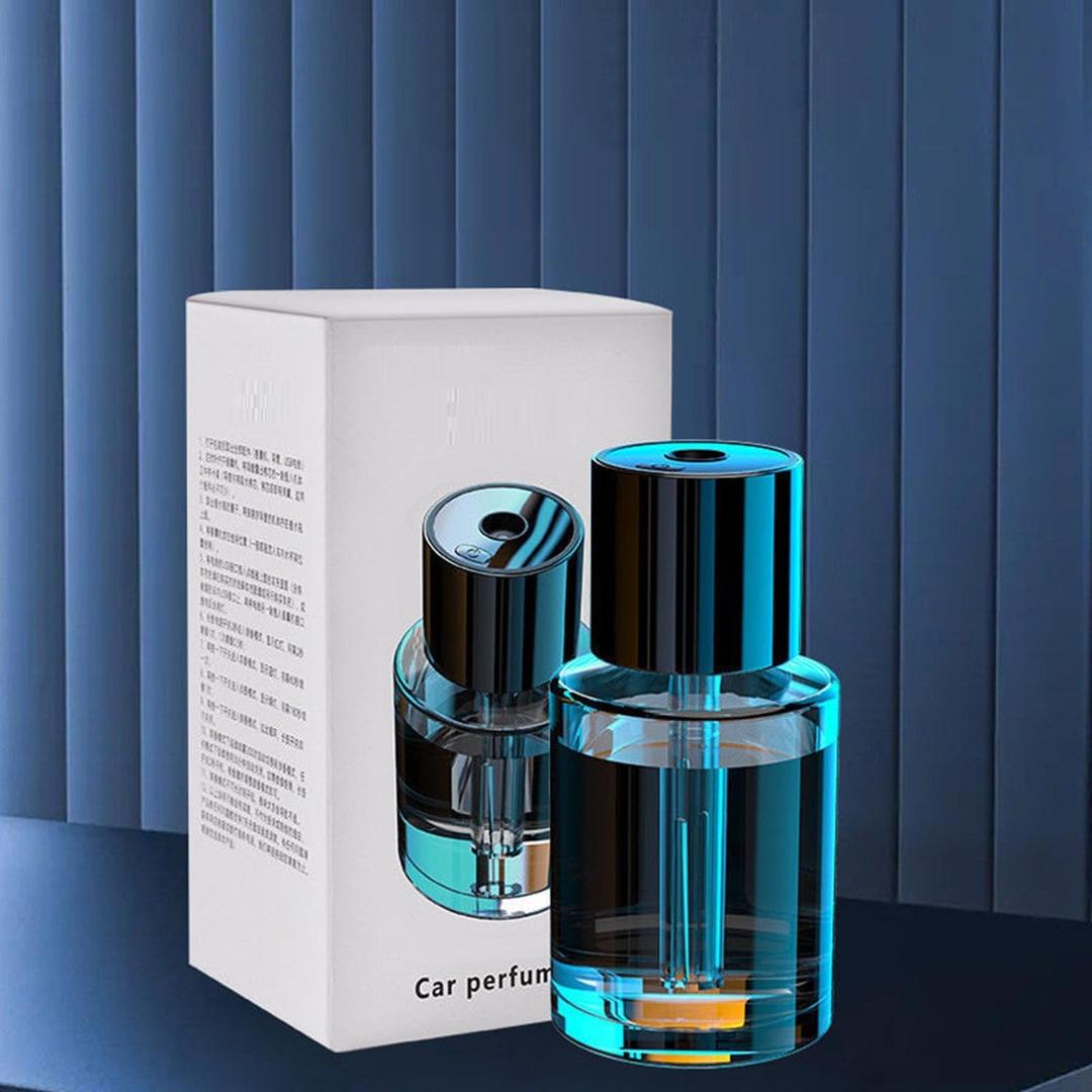 Intelligent Aromatherapy Machine,Car Air Freshener,Car Diffuser Refill,Fine Spray/Fillable/Four-Gear Adjustment/Vibration Sensing/On-Off/160ML Large Capacity Long-Lasting Fragrance(Ocean Fragrance)