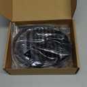 2 Pack Bulk Headphones with Microphone for Classroom Kids, On-Ear Wired Computer Headset with Rotating Mic for School Students K-12 Chromebooks PC Laptop Office Meetings, Black