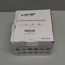 Romasaty C7 LED Multicolor Christmas Lights, 25FT C7 Vintage Christmas Lights with 27 LED Multicolor Glass Bulbs, Outdoor String Lights for Xmas Tree Home Yard Patio Decor, Green Wire