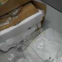 PORTRES 18.25" Modern Accent Ceramic Table Lamp Set of 2 for Bedroom White Desk Decor Bedside Lamps for Living Room Study Room Office Dorm Farmhouse Nightstand Lamp End Table Lamps