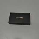 Weekly Pill Organizer 1 Time a Day  Travel Pill Case 7 Day, Small Pill Box 8 Compartments Push Open, with Color Slots, Medicine Organizer for Fish Oil, Vitamins, with Wrist Lanyard, BPA Free, Black