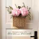 84ECO Set of 2 Seagrass Hanging Baskets