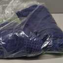 GLAMBURG 100% Cotton 2 Pack Oversized Bath Towel Set 28x55 Inches, Ultra Soft Highly Absorbant Compact Quickdry & Lightweight Large Bath Towels, Ideal for Gym Travel Camp Pool - Navy Blue