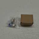 Stainless Steel Water Supply Adapter 3/8" x3/8" x 3/8" Tee Stop Valve  ideal for RO (Reverse Osmosis) water filters, coffee brewers, ice makers, and PE water line splitters in refrigerator systems.