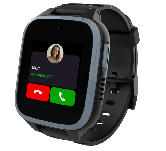 XPLORA XGO 3 - Watch Phone for Children (4G) - Calls, Messages, Kids School Mode, SOS Function, GPS Location, Camera and Pedometer – (Subscription Required) (Black)